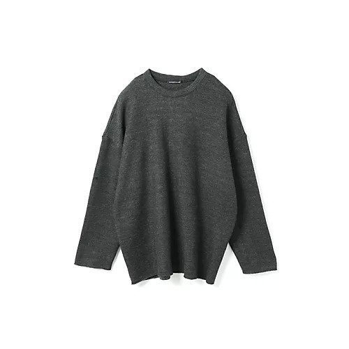 【ミズイロ インド/mizuiro ind】のパイルロングスリーブプルオーバー インテリア・キッズ・メンズ・レディースファッション・服の通販 founy(ファニー) ファッション Fashion レディースファッション Fashion for Women トップス・カットソー Cut & Sew Tops カジュアルプルオーバー・ニットトップス Pullovers & Knit Tops / Casual Pullovers インナー Innerwear カットソー Cut and Sewn Top ベーシック Basic, Essential チャコールグレー|ID: prp329100004789330 ipo3291000000034755157