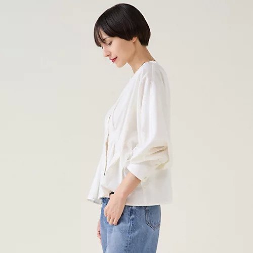 【マルティニーク/martinique】のデニムドルマンタックブラウス(セットアップ可) 人気、トレンドファッション・服の通販 founy(ファニー) ファッション Fashion レディースファッション Fashion for Women トップス・カットソー Cut & Sew Tops シャツ・ブラウス・オフィスカジュアル Elegant Blouses & Button-Ups おすすめ Recommended / Our Picks ストレッチ Stretch, Stretchy Fabric セットアップ Set-Up, Coordinated Outfit デニム Denim, Jeans Material ペプラム Peplum, Flared Hem エレガント 上品 Elegant other-2|ID: prp329100004789333 ipo3291000000034755199