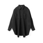 【ミズイロ インド/mizuiro ind】のポケット付きワイドシャツ 人気、トレンドファッション・服の通販 founy(ファニー) ファッション Fashion レディースファッション Fashion for Women トップス・カットソー Cut & Sew Tops シャツ・ブラウス・オフィスカジュアル Elegant Blouses & Button-Ups ストレッチ Stretch, Stretchy Fabric セットアップ Set-Up, Coordinated Outfit タートル Turtleneck, Turtle Collar フロント Front, Front Design ベーシック Basic, Essential ポケット Pocket, Pocket Detail ワイド Wide, Wide Fit thumbnail ブラック|ID: prp329100004789336 ipo3291000000034755211