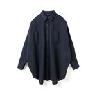 【ミズイロ インド/mizuiro ind】のポケット付きワイドシャツ 人気、トレンドファッション・服の通販 founy(ファニー) ファッション Fashion レディースファッション Fashion for Women トップス・カットソー Cut & Sew Tops シャツ・ブラウス・オフィスカジュアル Elegant Blouses & Button-Ups ストレッチ Stretch, Stretchy Fabric セットアップ Set-Up, Coordinated Outfit タートル Turtleneck, Turtle Collar フロント Front, Front Design ベーシック Basic, Essential ポケット Pocket, Pocket Detail ワイド Wide, Wide Fit thumbnail ネイビー|ID: prp329100004789336 ipo3291000000034755213