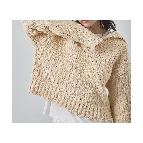 【ウィムガゼット/Whim Gazette】のローゲージスキッパープルオーバー インテリア・キッズ・メンズ・レディースファッション・服の通販 founy(ファニー) ファッション Fashion レディースファッション Fashion for Women トップス・カットソー Cut & Sew Tops カジュアルプルオーバー・ニットトップス Pullovers & Knit Tops / Casual Pullovers 2025年 2025 2025-2026秋冬・A/W Autumn/Winter 2025–26 AW25–26 スキッパー Skipper, Open Collar バランス Balance, Style Balance ボトム Bottoms, Lower Wear A/W・秋冬 Autumn/Winter ベージュ|ID: prp329100004789340 ipo3291000000034755253