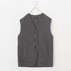【アワーホーム/OURHOME】の【LEE別注】上質素材のあったかウールベスト 人気、トレンドファッション・服の通販 founy(ファニー) ファッション Fashion レディースファッション Fashion for Women アウター Coat / Outerwear Collection トップス・カットソー Cut & Sew Tops ベスト&ジレ / 重ね着スタイル Vests & Gilets スリット Slit, Slit Detail ベスト Vest, Waistcoat ポケット Pocket, Pocket Detail 冬 Winter / This Winter 別注 Limited Edition, Custom Order 防寒 Cold Protection, Winter-Ready thumbnail チャコールグレー|ID: prp329100004789358 ipo3291000000034755412