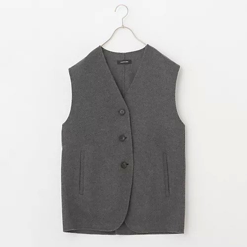 【アワーホーム/OURHOME】の【LEE別注】上質素材のあったかウールベスト 人気、トレンドファッション・服の通販 founy(ファニー) 　ファッション　Fashion　レディースファッション　Fashion for Women　アウター　Coat / Outerwear Collection　トップス・カットソー　Cut & Sew Tops　ベスト&ジレ / 重ね着スタイル　Vests & Gilets　スリット　Slit, Slit Detail　ベスト　Vest, Waistcoat　ポケット　Pocket, Pocket Detail　冬　Winter / This Winter　別注　Limited Edition, Custom Order　防寒　Cold Protection, Winter-Ready　 other-1|ID: prp329100004789358 ipo3291000000035904541