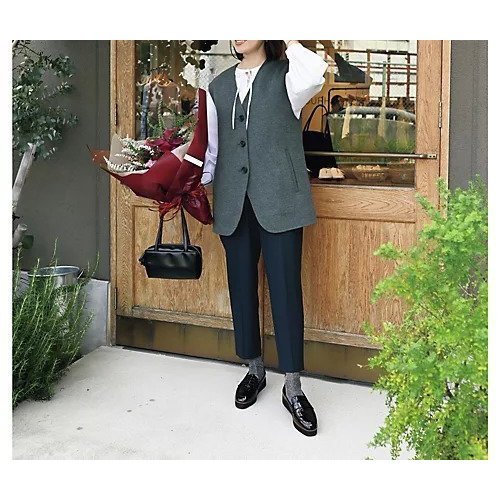 【アワーホーム/OURHOME】の【LEE別注】上質素材のあったかウールベスト 人気、トレンドファッション・服の通販 founy(ファニー) 　ファッション　Fashion　レディースファッション　Fashion for Women　アウター　Coat / Outerwear Collection　トップス・カットソー　Cut & Sew Tops　ベスト&ジレ / 重ね着スタイル　Vests & Gilets　スリット　Slit, Slit Detail　ベスト　Vest, Waistcoat　ポケット　Pocket, Pocket Detail　冬　Winter / This Winter　別注　Limited Edition, Custom Order　防寒　Cold Protection, Winter-Ready　other-2|ID: prp329100004789358 ipo3291000000035904544