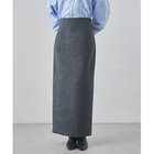 【ウィムガゼット/Whim Gazette】のメルトンスリットスカート 人気、トレンドファッション・服の通販 founy(ファニー) ファッション Fashion レディースファッション Fashion for Women スカート Skirts 2025年 2025 2025-2026秋冬・A/W Autumn/Winter 2025–26 AW25–26 ストレート Straight, Straight Cut スリット Slit, Slit Detail マニッシュ Mannish, Boyish メルトン Melton, Heavy Wool ロング Long, Long-Length thumbnail グレー|ID: prp329100004789368 ipo3291000000034755471
