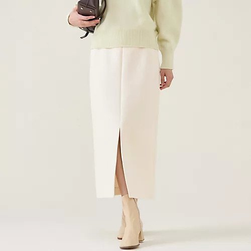 【マルティニーク/martinique】のモノトーンダンボールスカート インテリア・キッズ・メンズ・レディースファッション・服の通販 founy(ファニー) 　ファッション　Fashion　レディースファッション　Fashion for Women　スカート　Skirts　おすすめ　Recommended / Our Picks　ストレート　Straight, Straight Cut　スリット　Slit, Slit Detail　ソックス　Socks, Hosiery　バランス　Balance, Style Balance　ブルゾン　Blouson, Bomber Jacket　オフ|ID: prp329100004789371 ipo3291000000035201722