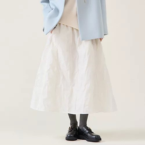 【マルティニーク/martinique】のジャガード2wayフレアスカート(セットアップ可) インテリア・キッズ・メンズ・レディースファッション・服の通販 founy(ファニー) 　ファッション　Fashion　レディースファッション　Fashion for Women　セットアップ　Matching Sets　スカート・ミニ/ミディ/マキシ　Skirts / Mini, Midi & Maxi Skirts　スカート　Skirts　Aライン・フレアスカート　A-Line & Flared Skirts　エレガント 上品　Elegant　ショート　Short, Short Length　シンプル　Simple, Minimal　ジャカード／ジャガード　Jacquard, Woven Pattern　セットアップ　Set-Up, Coordinated Outfit　フレア　Flare, Flared　冬　Winter / This Winter　おすすめ　Recommended / Our Picks　ホリデーシーズン　Holiday Season　ホワイト|ID: prp329100004789373 ipo3291000000035136012