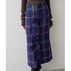 【ウィムガゼット/Whim Gazette】のチェックフリンジスカート 人気、トレンドファッション・服の通販 founy(ファニー) ファッション Fashion レディースファッション Fashion for Women スカート Skirts クラシカル Classical, Vintage-Inspired シンプル Simple, Minimal タイトスカート Pencil Skirt, Tight Skirt チェック Check, Plaid, Tartan ドレープ Drape, Draping Fabric パープル Purple, Violet フリンジ Fringe, Tassel A/W・秋冬 Autumn/Winter エレガント 上品 Elegant 2025年 2025 2025-2026秋冬・A/W Autumn/Winter 2025–26 AW25–26 thumbnail パープル|ID: prp329100004789378 ipo3291000000034755535