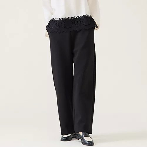 【マルティニーク/martinique】のモノトーンダンボールパンツ インテリア・キッズ・メンズ・レディースファッション・服の通販 founy(ファニー) 　ファッション　Fashion　レディースファッション　Fashion for Women　パンツ　Pants & Trousers　おすすめ　Recommended / Our Picks　ジャケット　Jacket, Outerwear　ダウン　Down, Puffer　ツイード／ツィード　Choker, Choker Necklace　バランス　Balance, Style Balance　ラグジュアリー　Luxury, Elegant　ブラック|ID: prp329100004789383 ipo3291000000035201755