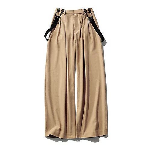 【トゥエルブクローゼット/12closet】の【kazumiさんコラボ】【洗える】【ストレッチ】サスペンダーパンツ インテリア・キッズ・メンズ・レディースファッション・服の通販 founy(ファニー) ファッション Fashion レディースファッション Fashion for Women パンツ Pants & Trousers コラボ Collaboration, Collab サスペンダー Suspenders, Braces ストレッチ Stretch, Stretchy Fabric テーパード Tapered, Tapered Pants レギュラー Regular, Standard Fit ロング Long, Long-Length 洗える Machine Washable ベージュ|ID: prp329100004789385 ipo3291000000034755577