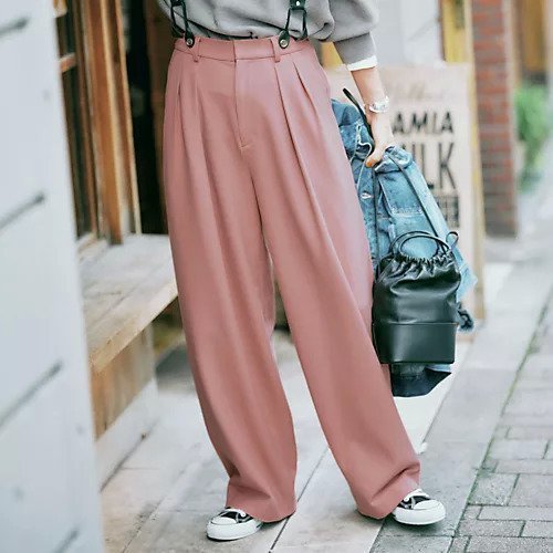 【トゥエルブクローゼット/12closet】の【kazumiさんコラボ】【洗える】【ストレッチ】サスペンダーパンツ 人気、トレンドファッション・服の通販 founy(ファニー) 　ファッション　Fashion　レディースファッション　Fashion for Women　パンツ　Pants & Trousers　コラボ　Collaboration, Collab　サスペンダー　Suspenders, Braces　ストレッチ　Stretch, Stretchy Fabric　テーパード　Tapered, Tapered Pants　レギュラー　Regular, Standard Fit　ロング　Long, Long-Length　洗える　Machine Washable　other-3|ID: prp329100004789385 ipo3291000000034992070