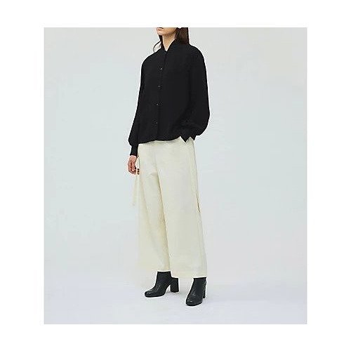 【ミズイロ インド/mizuiro ind】のサイドバックルパンツ 人気、トレンドファッション・服の通販 founy(ファニー) 　ファッション　Fashion　レディースファッション　Fashion for Women　パンツ　Pants & Trousers　バッグ　Bags　ストレート　Straight, Straight Cut　フロント　Front, Front Design　ベーシック　Basic, Essential　エレガント 上品　Elegant　other-3|ID: prp329100004789390 ipo3291000000034755620