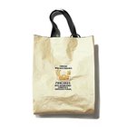 【トゥエルブクローゼット/12closet】の【kazumiさんコラボ】【撥水】 “PANCAKE”刺しゅう トートバッグ(L) ゴールド×ブラック|ID: prp329100004789396 ipo3291000000034755667