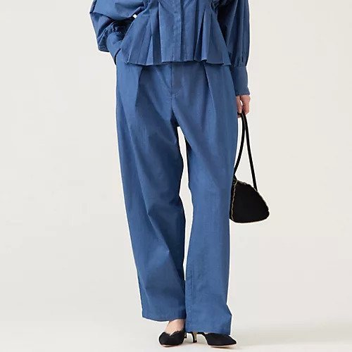 【マルティニーク/martinique】のデニムカーブシルエットパンツ(セットアップ可) インテリア・キッズ・メンズ・レディースファッション・服の通販 founy(ファニー) ファッション Fashion レディースファッション Fashion for Women セットアップ Matching Sets レディースパンツ・ボトムス Pants & Trousers / Bottoms おすすめ Recommended / Our Picks ストレッチ Stretch, Stretchy Fabric セットアップ Set-Up, Coordinated Outfit デニム Denim, Jeans Material パターン Pattern, Design Print エレガント 上品 Elegant ブルー|ID: prp329100004789407 ipo3291000000034755768