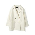 【ミズイロ インド/mizuiro ind】のダブルブレストジャケット 人気、トレンドファッション・服の通販 founy(ファニー) ファッション Fashion レディースファッション Fashion for Women アウター Coat / Outerwear Collection レディースジャケット・軽アウター Jackets ウォーム Warm Fabric ジャケット Jacket, Outerwear ダブル Double, Double-Breasted フロント Front, Front Design ポケット Pocket, Pocket Detail thumbnail アイボリー|ID: prp329100004789408 ipo3291000000034755781