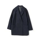 【ミズイロ インド/mizuiro ind】のダブルブレストジャケット 人気、トレンドファッション・服の通販 founy(ファニー) ファッション Fashion レディースファッション Fashion for Women アウター Coat / Outerwear Collection レディースジャケット・軽アウター Jackets ウォーム Warm Fabric ジャケット Jacket, Outerwear ダブル Double, Double-Breasted フロント Front, Front Design ポケット Pocket, Pocket Detail thumbnail ネイビー|ID: prp329100004789408 ipo3291000000034755782