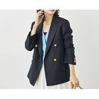 【ノーリーズ/NOLLEY'S】のウォッシャブルハイスペック麻調ダブルジャケット ネイビー|ID: prp329100004789409 ipo3291000000034755788