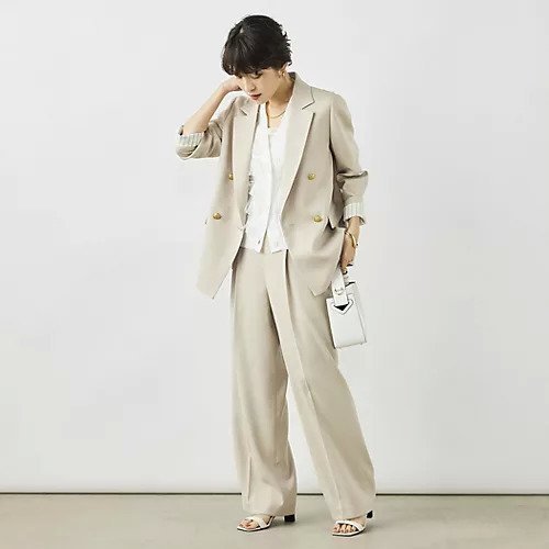 【ノーリーズ/NOLLEY'S】のウォッシャブルハイスペック麻調ダブルジャケット 人気、トレンドファッション・服の通販 founy(ファニー) ファッション Fashion レディースファッション Fashion for Women アウター Coat / Outerwear Collection レディースジャケット・軽アウター Jackets 2026年 2026 ジャケット Jacket, Outerwear ストレッチ Stretch, Stretchy Fabric セットアップ Set-Up, Coordinated Outfit ダブル Double, Double-Breasted ハーフ Half, Half-Length ワッフル Waffle, Waffle Knit ビジネス 仕事 通勤 Business / Work / Commuting 吸水 Absorbent, Quick-Dry other-3|ID: prp329100004789409 ipo3291000000034755791