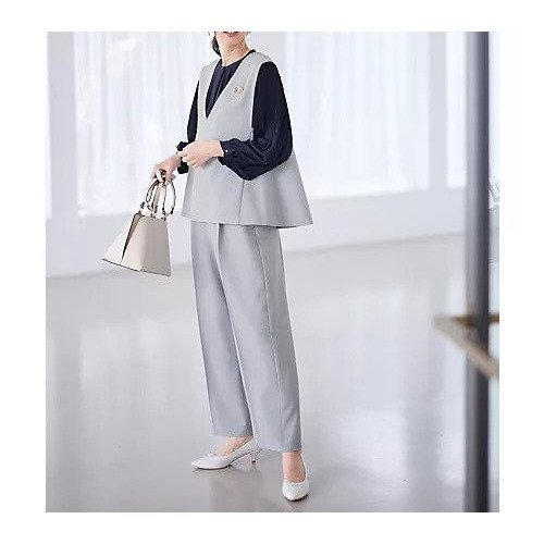 【エニー/ANY】の【2SET】ハンサムジレ ワイドパンツセット 人気、トレンドファッション・服の通販 founy(ファニー) 　ファッション　Fashion　レディースファッション　Fashion for Women　アウター　Coat / Outerwear Collection　インナー　Innerwear　洗える　Machine Washable　ストレッチ　Stretch, Stretchy Fabric　セットアップ　Set-Up, Coordinated Outfit　センター　Center, Center Line　ミックス　Mix, Mixed Style　ワイド　Wide, Wide Fit　おすすめ　Recommended / Our Picks　エレガント 上品　Elegant　セレモニー　Ceremony　other-3|ID: prp329100004789410 ipo3291000000034755799