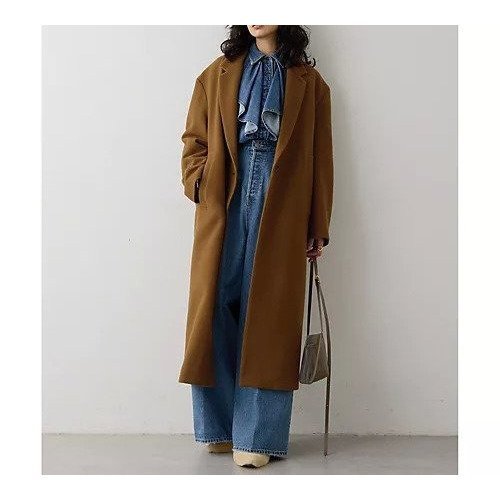 【ウィムガゼット/Whim Gazette】のウールパイルロングチェスターコート インテリア・キッズ・メンズ・レディースファッション・服の通販 founy(ファニー) 　ファッション　Fashion　レディースファッション　Fashion for Women　アウター　Coat / Outerwear Collection　コート・ロングコート・ピーコート　Long Coats, Peacoats & More　チェスターコート・ロング丈アウター　Chester Coats / Chesterfield Long Coats　2025年　2025　2025-2026秋冬・A/W　Autumn/Winter 2025–26 AW25–26　クラシック　Classic, Timeless Style　スタイリッシュ　Stylish, Fashionable　チェスターコート　Chester Coat, Long Coat　バランス　Balance, Style Balance　ロング　Long, Long-Length　キャメル|ID: prp329100004789414 ipo3291000000034755836