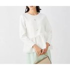 【ノーリーズソフィー/NOLLEY'S sophi】の《セットアップ対応》ウォッシャブルダンボール オーガンジーペプラムプルオーバー ホワイト|ID: prp329100004789635 ipo3291000000034757283