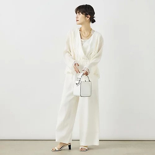 【ノーリーズソフィー/NOLLEY'S sophi】のウォッシャブルレーストリミングオーガンジーブラウス 人気、トレンドファッション・服の通販 founy(ファニー) ファッション Fashion レディースファッション Fashion for Women トップス・カットソー Cut & Sew Tops シャツ・ブラウス・オフィスカジュアル Elegant Blouses & Button-Ups 2026年 2026 おすすめ Recommended / Our Picks オーガンジー Organza Fabric キャミソール Camisole, Spaghetti Strap Top ジャケット Jacket, Outerwear タートル Turtleneck, Turtle Collar トリミング Trimming, Decorative Edge レース Lace, Lace Fabric other-3|ID: prp329100004789636 ipo3291000000034757299