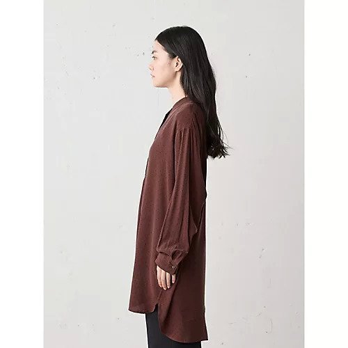 【ミディウミ/MidiUmi】のIPEKERプリントドットチュニック 人気、トレンドファッション・服の通販 founy(ファニー) 　ファッション　Fashion　レディースファッション　Fashion for Women　トップス・カットソー　Cut & Sew Tops　おすすめ　Recommended / Our Picks　とろみ　Fluid, Flowy Fabric　ショート　Short, Short Length　シルク　Silk, 100% Silk　チュニック　Tunic, Long Top　ドット　Polka Dot, Dot Pattern　フロント　Front, Front Design　プリント　Print, Printed Pattern　other-3|ID: prp329100004789640 ipo3291000000034757340