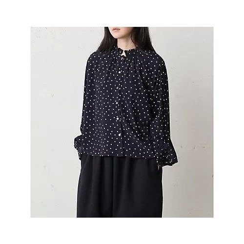 【ミディウミ/MidiUmi】のIPEKERプリントドットシャツ 人気、トレンドファッション・服の通販 founy(ファニー) ファッション Fashion レディースファッション Fashion for Women トップス・カットソー Cut & Sew Tops シャツ・ブラウス・オフィスカジュアル Elegant Blouses & Button-Ups おすすめ Recommended / Our Picks とろみ Fluid, Flowy Fabric シルク Silk, 100% Silk ドット Polka Dot, Dot Pattern フリル Frill, Ruffle プリント Print, Printed Pattern other-2|ID: prp329100004789641 ipo3291000000034757350