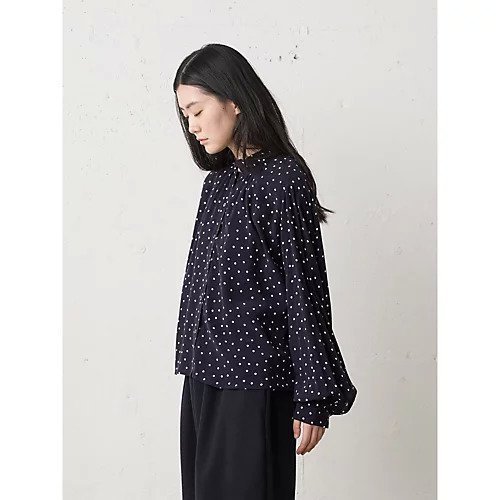 【ミディウミ/MidiUmi】のIPEKERプリントドットシャツ 人気、トレンドファッション・服の通販 founy(ファニー) ファッション Fashion レディースファッション Fashion for Women トップス・カットソー Cut & Sew Tops シャツ・ブラウス・オフィスカジュアル Elegant Blouses & Button-Ups おすすめ Recommended / Our Picks とろみ Fluid, Flowy Fabric シルク Silk, 100% Silk ドット Polka Dot, Dot Pattern フリル Frill, Ruffle プリント Print, Printed Pattern other-3|ID: prp329100004789641 ipo3291000000034757353