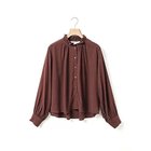 【ミディウミ/MidiUmi】のIPEKERプリントドットシャツ ブラウン|ID: prp329100004789641 ipo3291000000036304190