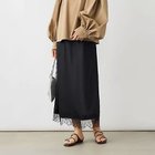 【ノーリーズソフィー/NOLLEY'S sophi】のウォッシャブル裾レースサテンナロースカート 人気、トレンドファッション・服の通販 founy(ファニー) ファッション Fashion レディースファッション Fashion for Women スカート Skirts 2026年 2026 ウォッシャブル Machine Washable サテン Satin, Glossy Fabric ストレッチ Stretch, Stretchy Fabric ドレープ Drape, Draping Fabric ドローコード Drawcord, Drawstring Cord レース Lace, Lace Fabric ヴィンテージ Vintage Style エレガント 上品 Elegant thumbnail ブラック|ID: prp329100004789651 ipo3291000000034757420