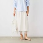 【ノーリーズソフィー/NOLLEY'S sophi】のウォッシャブル裾レースサテンナロースカート 人気、トレンドファッション・服の通販 founy(ファニー) ファッション Fashion レディースファッション Fashion for Women スカート Skirts 2026年 2026 ウォッシャブル Machine Washable サテン Satin, Glossy Fabric ストレッチ Stretch, Stretchy Fabric ドレープ Drape, Draping Fabric ドローコード Drawcord, Drawstring Cord レース Lace, Lace Fabric ヴィンテージ Vintage Style エレガント 上品 Elegant thumbnail オフホワイト|ID: prp329100004789651 ipo3291000000034757421