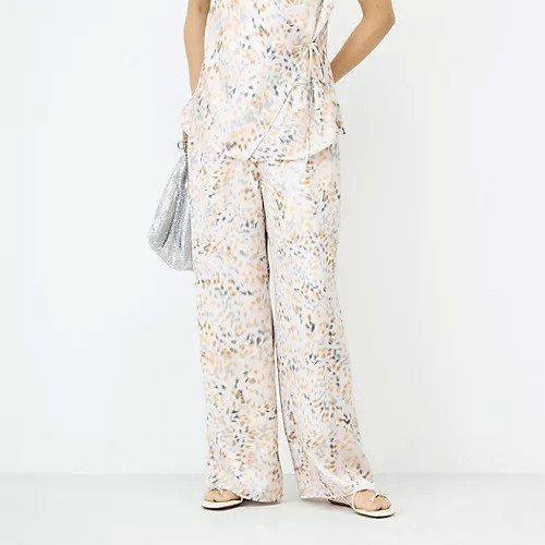 【ノーリーズソフィー/NOLLEY'S sophi】のウォッシャブルブラープリントイージーパンツ インテリア・キッズ・メンズ・レディースファッション・服の通販 founy(ファニー) ファッション Fashion レディースファッション Fashion for Women パンツ Pants & Trousers 2026年 2026 キャミソール Camisole, Spaghetti Strap Top サテン Satin, Glossy Fabric サマー Summer, Summer Style シンプル Simple, Minimal ジャケット Jacket, Outerwear ドレープ Drape, Draping Fabric プリント Print, Printed Pattern リネン Linen, Linen Fabric ワイド Wide, Wide Fit 春 Spring ホワイト系2|ID: prp329100004789656 ipo3291000000034757547