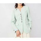 【ノーリーズソフィー/NOLLEY'S sophi】の《セットアップ対応》ウォッシャブルバックサテンノーカラージャケット ミントグリーン|ID: prp329100004789697 ipo3291000000034758554