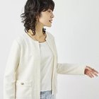 【ノーリーズ/NOLLEY'S】のウォッシャブルツィーディージャージジャケット オフホワイト|ID: prp329100004789698 ipo3291000000034758559