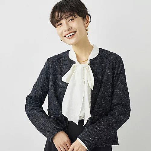 【ノーリーズ/NOLLEY'S】のウォッシャブルツィーディージャージジャケット インテリア・キッズ・メンズ・レディースファッション・服の通販 founy(ファニー) ファッション Fashion レディースファッション Fashion for Women アウター Coat / Outerwear Collection レディースジャケット・軽アウター Jackets 2026年 2026 インナー Innerwear オケージョン Occasion Wear ジャケット Jacket, Outerwear ツイード/ツィード Choker, Choker Necklace トレンド Trend, Trending Now レース Lace, Lace Fabric 人気 Popular, Best Seller ネイビー|ID: prp329100004789698 ipo3291000000034758560