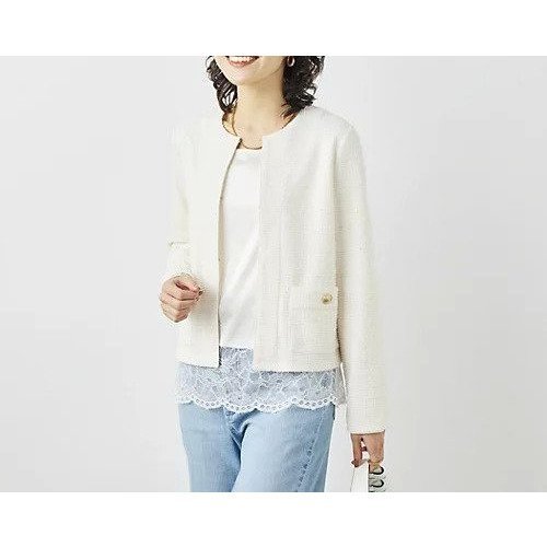 【ノーリーズ/NOLLEY'S】のウォッシャブルツィーディージャージジャケット 人気、トレンドファッション・服の通販 founy(ファニー) ファッション Fashion レディースファッション Fashion for Women アウター Coat / Outerwear Collection レディースジャケット・軽アウター Jackets 2026年 2026 インナー Innerwear オケージョン Occasion Wear ジャケット Jacket, Outerwear ツイード/ツィード Choker, Choker Necklace トレンド Trend, Trending Now レース Lace, Lace Fabric 人気 Popular, Best Seller other-3|ID: prp329100004789698 ipo3291000000034758562