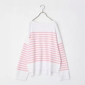 【トゥエルブクローゼット/12closet】 【洗える】ボートネックボーダーニット人気、トレンドファッション・服の通販 founy(ファニー) ファッション Fashion レディースファッション Fashion for Women トップス・カットソー Cut & Sew Tops ニット Knit Tops & Sweaters リラックス Relax, Relaxed Fit 春 Spring 洗える Machine Washable |ID:prp329100004791496