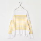 【トゥエルブクローゼット/12closet】の【洗える】ボートネックボーダーニット 人気、トレンドファッション・服の通販 founy(ファニー) ファッション Fashion レディースファッション Fashion for Women トップス・カットソー Cut & Sew Tops ニット Knit Tops & Sweaters リラックス Relax, Relaxed Fit 春 Spring 洗える Machine Washable thumbnail イエロー|ID: prp329100004791496 ipo3291000000034766550