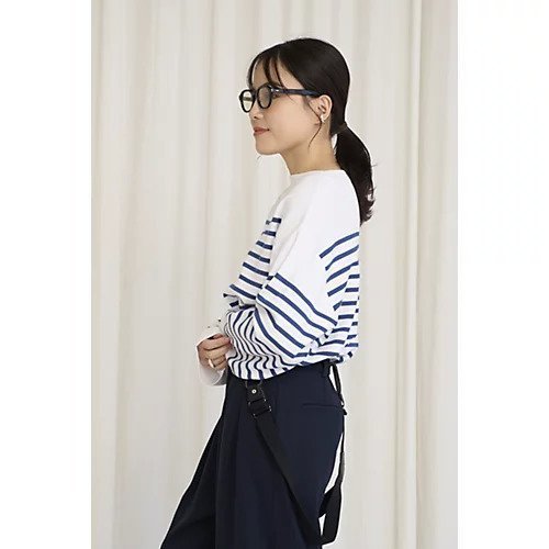 【トゥエルブクローゼット/12closet】の【洗える】ボートネックボーダーニット 人気、トレンドファッション・服の通販 founy(ファニー) 　ファッション　Fashion　レディースファッション　Fashion for Women　トップス・カットソー　Cut & Sew Tops　ニット　Knit Tops & Sweaters　リラックス　Relax, Relaxed Fit　春　Spring　洗える　Machine Washable　other-3|ID: prp329100004791496 ipo3291000000034766553