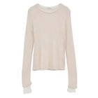 【クラネ/CLANE】のSHEER LAYERED CUT TOPS 人気、トレンドファッション・服の通販 founy(ファニー) ファッション Fashion レディースファッション Fashion for Women トップス・カットソー Cut & Sew Tops ストレッチ Stretch, Stretchy Fabric ベーシック Basic, Essential thumbnail BEIGE|ID: prp329100004791497 ipo3291000000035733509