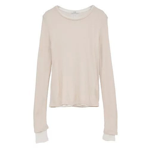 【クラネ/CLANE】のSHEER LAYERED CUT TOPS インテリア・キッズ・メンズ・レディースファッション・服の通販 founy(ファニー) 　ファッション　Fashion　レディースファッション　Fashion for Women　トップス・カットソー　Cut & Sew Tops　ストレッチ　Stretch, Stretchy Fabric　ベーシック　Basic, Essential　BEIGE|ID: prp329100004791497 ipo3291000000035733509