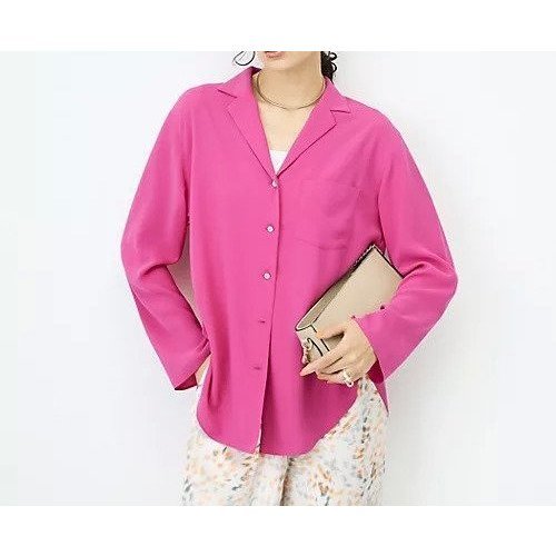 【ノーリーズソフィー/NOLLEY'S sophi】のドレープツイルオープンカラーシャツ 人気、トレンドファッション・服の通販 founy(ファニー) ファッション Fashion レディースファッション Fashion for Women トップス・カットソー Cut & Sew Tops シャツ・ブラウス・オフィスカジュアル Elegant Blouses & Button-Ups 2026年 2026 とろみ Fluid, Flowy Fabric ストレッチ Stretch, Stretchy Fabric ツイル Twist, Twisted Detail other-1|ID: prp329100004791501 ipo3291000000034766654