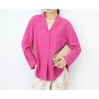 【ノーリーズソフィー/NOLLEY'S sophi】のドレープツイルオープンカラーシャツ ピンク|ID: prp329100004791501 ipo3291000000034766655