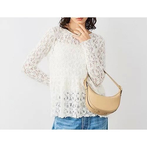 【ノーリーズソフィー/NOLLEY'S sophi】のウォッシャブルストレッチレースペプラムプルオーバー インテリア・キッズ・メンズ・レディースファッション・服の通販 founy(ファニー) ファッション Fashion レディースファッション Fashion for Women トップス・カットソー Cut & Sew Tops カジュアルプルオーバー・ニットトップス Pullovers & Knit Tops / Casual Pullovers 2026年 2026 おすすめ Recommended / Our Picks インナー Innerwear スウェット / スエット Sweatshirt, Sweatwear ストレッチ Stretch, Stretchy Fabric タイトスカート Pencil Skirt, Tight Skirt フィット Fit, Slim Fit レース Lace, Lace Fabric 春 Spring ホワイト|ID: prp329100004791502 ipo3291000000034766660