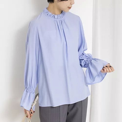 【ノーリーズ/NOLLEY'S】のウォッシャブル襟フリルプルオーバーブラウス インテリア・キッズ・メンズ・レディースファッション・服の通販 founy(ファニー) https://founy.com/ ファッション Fashion レディースファッション Fashion for Women トップス・カットソー Cut & Sew Tops シャツ・ブラウス・オフィスカジュアル Elegant Blouses & Button-Ups カジュアルプルオーバー・ニットトップス Pullovers & Knit Tops / Casual Pullovers 2026年 2026 おすすめ Recommended / Our Picks とろみ Fluid, Flowy Fabric ウォッシャブル Machine Washable ジャケット Jacket, Outerwear フリル Frill, Ruffle |ID: prp329100004791504 ipo3291000000034766668