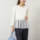 【ノーリーズ/NOLLEY'S】のウォッシャブルオトナサテンペプラムブラウス オフホワイト|ID: prp329100004791505 ipo3291000000034766675