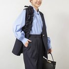 【ノーリーズ/NOLLEY'S】のウォッシャブル袖リボン付きボリュームシャツ サックス|ID: prp329100004791506 ipo3291000000034766680