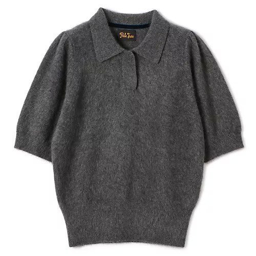 【ペールジュート/Pale Jute】のFeathery Polo Knit 人気、トレンドファッション・服の通販 founy(ファニー) 　ファッション　Fashion　レディースファッション　Fashion for Women　トップス・カットソー　Cut & Sew Tops　ニット　Knit Tops & Sweaters　アクセサリー　Fashion Accessories　リュクス　Luxury, Elegant, High-End, Chic　 other-1|ID: prp329100004791507 ipo3291000000034766758