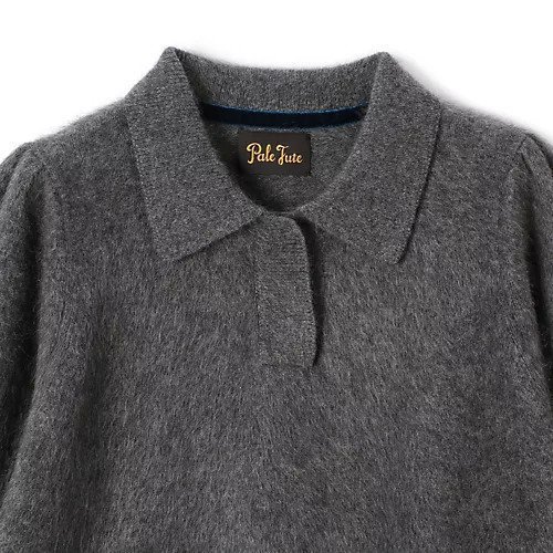 【ペールジュート/Pale Jute】のFeathery Polo Knit 人気、トレンドファッション・服の通販 founy(ファニー) 　ファッション　Fashion　レディースファッション　Fashion for Women　トップス・カットソー　Cut & Sew Tops　ニット　Knit Tops & Sweaters　アクセサリー　Fashion Accessories　リュクス　Luxury, Elegant, High-End, Chic　other-3|ID: prp329100004791507 ipo3291000000034766763